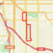 4.72 mile Run/Jog in Denver on Jul 2, 2012 at 09:38 pm