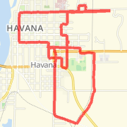 7.06 mile Run/Jog in Havana on Jul 3, 2012 at 06:06 am