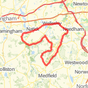 26.97 mi Road Cycling in Natick on Jul 3, 2012 8:10 PM
