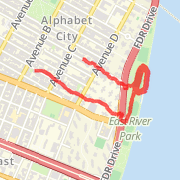 3.98 mile Run/Jog in New York on Jul 4, 2012 at 10:12 am
