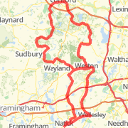 44.24 mi Road Cycling on Jul 4, 2012 7:45 PM