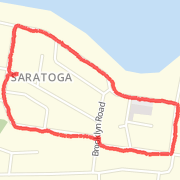 2.15 km Walk in Saratoga on 06/07/2012 8:47 AM
