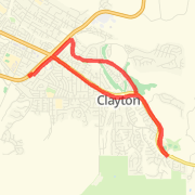 clayton rd to cc park to yv