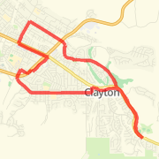 pine hollow--> cc park--> ayers--> clayton rd--> yv