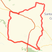 Solvang to Los Alamos over Drum Canyon and Foxen Canyon