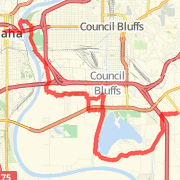 22.76 mile Road Cycling in Council Bluffs on Jul 7, 2012 at 10:08 am