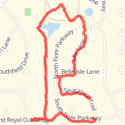 1.34 mile Dog Walk in Vernon Hills on Jul 8, 2012 at 05:01 pm
