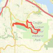 A 9.92 mi run mapped on Sun Jul 08 2012