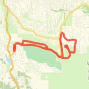 A 7.84 mi run mapped on Sun Jul 08 2012