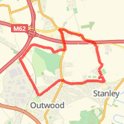 A 5.73 mi run mapped on Tue Jul 10 2012