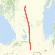 Grosse Isle to Fisher Branch Prime Meridian Trail - Fat Tire - 115km