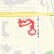 0.60 mi Walk in Phoenix on Jul 10, 2012 2:44 PM