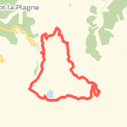 12.64 km Walk in M&acirc;cot-la-Plagne on 11 Jul 2012 14:30