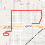 4.03 mile Run/Jog in Spiro on Jul 11, 2012 at 06:14 am