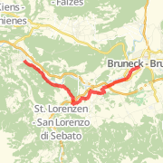 10.16 km Road Cycling in Chienes on 11/lug/2012 16:12
