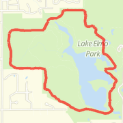 Mike's Lake Elmo Park Reserve Trail Run - Backway