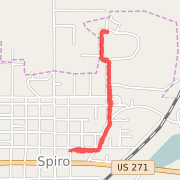1.57 mile Run/Jog in Spiro on Jul 12, 2012 at 06:45 am