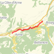 14.67 km Walk in M&acirc;cot-la-Plagne on 12 Jul 2012 17:44