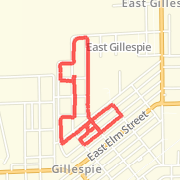 2.11 mi Run in Gillespie on Jul 12, 2012 9:14 PM