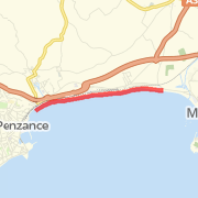 A 3.6 mi run mapped on Fri Jul 13 2012