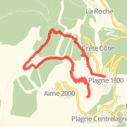 5.76 km Walk in M&acirc;cot-la-Plagne on 13 Jul 2012 13:01