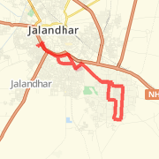21.97 kilometer Road Cycling on Jul 14, 2012 at 05:14 a.m.