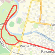 CBA Office -> Parramatta Park Loop