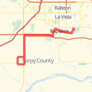 28.54 mile Road Cycling in Papillion on Jul 14, 2012 at 12:09 pm