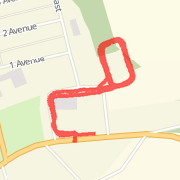 2.88 km Run in Creighton on 2012-07-14 2:43 PM