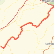 RFTF.Day62.Aug15.Buena Vista, VA to Waynesboro, VA