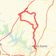 Velo4Yellow 63 Mile Route - 2012