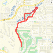 A 3.67 mi run mapped on Sun Jul 15 2012