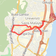 Penang - Pekaka Toward Downtown South