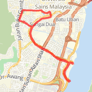 Penang - Pekaka Toward Uptown Queen's Bay Mall &amp; USM