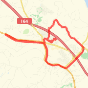 Toano 20 Run route image