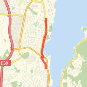 4.57 km Run in Sandnes on 16 Jul 2012 21:54