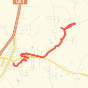 5.45 mi Road Cycling in Franklinton on Jul 17, 2012 12:49 PM