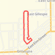 1.21 mi Run in Gillespie on Jul 17, 2012 9:14 PM
