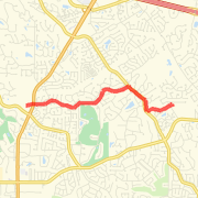 10 mile - Easy on the knees from Parkway West or Marquette