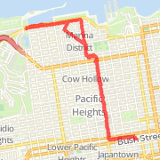 4.69 mi Run in San Francisco on Jul 19, 2012 6:31 AM