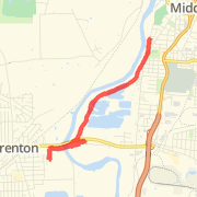 6.71 mi Road Cycling in Trenton on Jul 19, 2012 6:16 PM