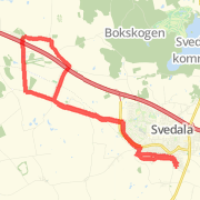 20.39 km Road Cycling in Svedala on 20 jul 2012 10:26
