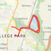 Lake Artemesia - 3 laps