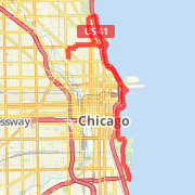 A 16 mi run mapped on Fri Jul 20 2012