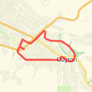 pine hollow to dwn cc to clayton loop to kenwal loop