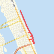 3.01 mi Walk in Daytona Beach on Jul 21, 2012 8:53 AM