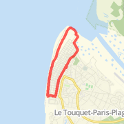 3.94 mi Walk in Le Touquet on 21 Jul 2012 18:43