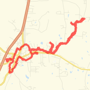 14.21 mi Road Cycling in Franklinton on Jul 21, 2012 12:53 PM