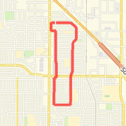 3 mile neighborhood loop