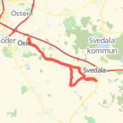 26.07 km Road Cycling in Svedala on 22 jul 2012 11:11
